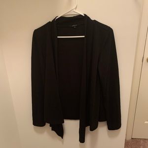 black cardigan